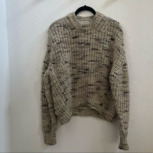 acne studios zora multi knit sweater